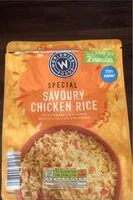 Mängden socker i Savoury chicken rice