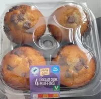 Mängden socker i 4 Chocolate Chunk Muffins