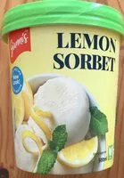 Mängden socker i Lemon sorbet