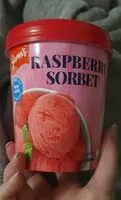 Mängden socker i Raspberry sorbet
