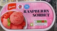 Mängden socker i Raspberry sorbet