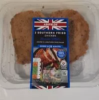 Mängden socker i Southern fried chicken breast fillets