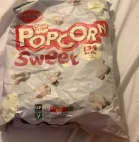 Mängden socker i Popcorn sweet