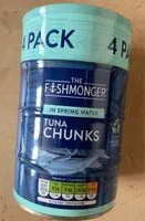 Mängden socker i Tuna Chunks in Spring Water