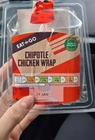 Mängden socker i Chipotle chicken wrap