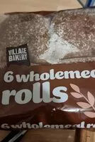 Mängden socker i Wholemeal rolls