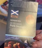 Mängden socker i Pork sausages