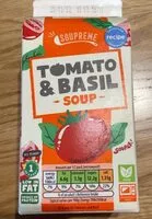 Mängden socker i Tomato and basil soup