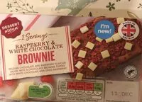 Mängden socker i Raspberry and white chocolate brownie