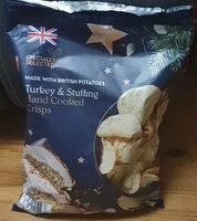 Mängden socker i Turkey and stuffing crips