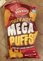 Mängden socker i Firy hot Mega puffs