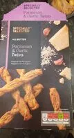 Mängden socker i Parmesan and garlic twist