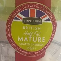Mängden socker i Half fat mature grated cheddar
