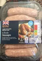 Mängden socker i Pork Sausages
