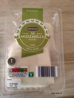 Mängden socker i Mozzarella slices