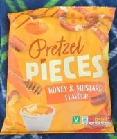 Mängden socker i Pretzel Pieces honey and mustard