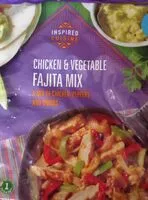 Mängden socker i Chicken and vegetable fajita mix