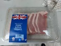 Mängden socker i British Pork Sizzle Steaks