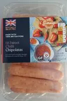 Mängden socker i 12 Sweet Chilli Chipolatas