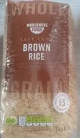 Mängden socker i Easy cook brown rice