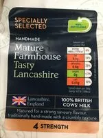 Mängden socker i Mature farmhouse Tasty Lancashire