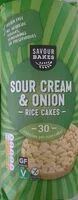 Mängden socker i Rice Cakes: Sour Cream & Onion
