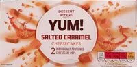 Mängden socker i Yum salted caramel cheesecakes