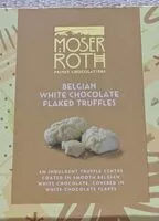 Mängden socker i Belgian white chocolate flaked truffles