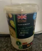 Mängden socker i Leek potato & mature cheddar soup