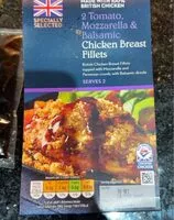 Mängden socker i Tomato, Mozarella and Balsamic chicken breast