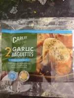 Mängden socker i 2 Garlic Baguettes