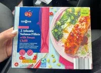 Mängden socker i 2 atlantic salmon fillets