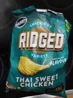Mängden socker i Thick Cut Ridged Variety - Thai Sweet Chicken