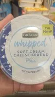 Mängden socker i whipped soft cream cheese spread