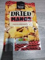 Mängden socker i dried mango