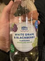 Mängden socker i White grape and blackberry flavoured sparkling water