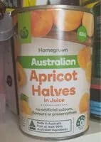 Mängden socker i Apricot Halves In Juice
