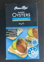 Mängden socker i Oysters in springwater