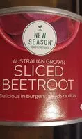 Mängden socker i Sliced Beetroot