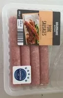 Mängden socker i Pork sausages