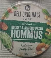 Mängden socker i Rocket and Almond Pesto Hommus