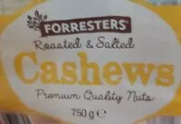 Mängden socker i Premium Cashews Roasted and Salted