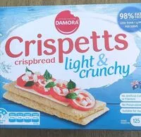 Mängden socker i Crispetts crispbread