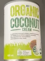 Mängden socker i Organic coconut cream