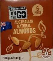 Mängden socker i Australian Natural Almonds