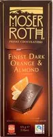 Mängden socker i Finest Dark Orange & Almond