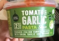 Mängden socker i Tomato and garlic pasta sauce