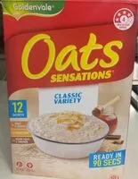 Mängden socker i Oats sensations - classic variety