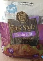 Mängden socker i Cafe style raisin loaf