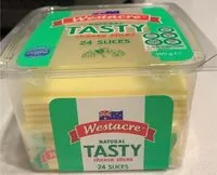 Mängden socker i Natural Tasty Cheese Slices